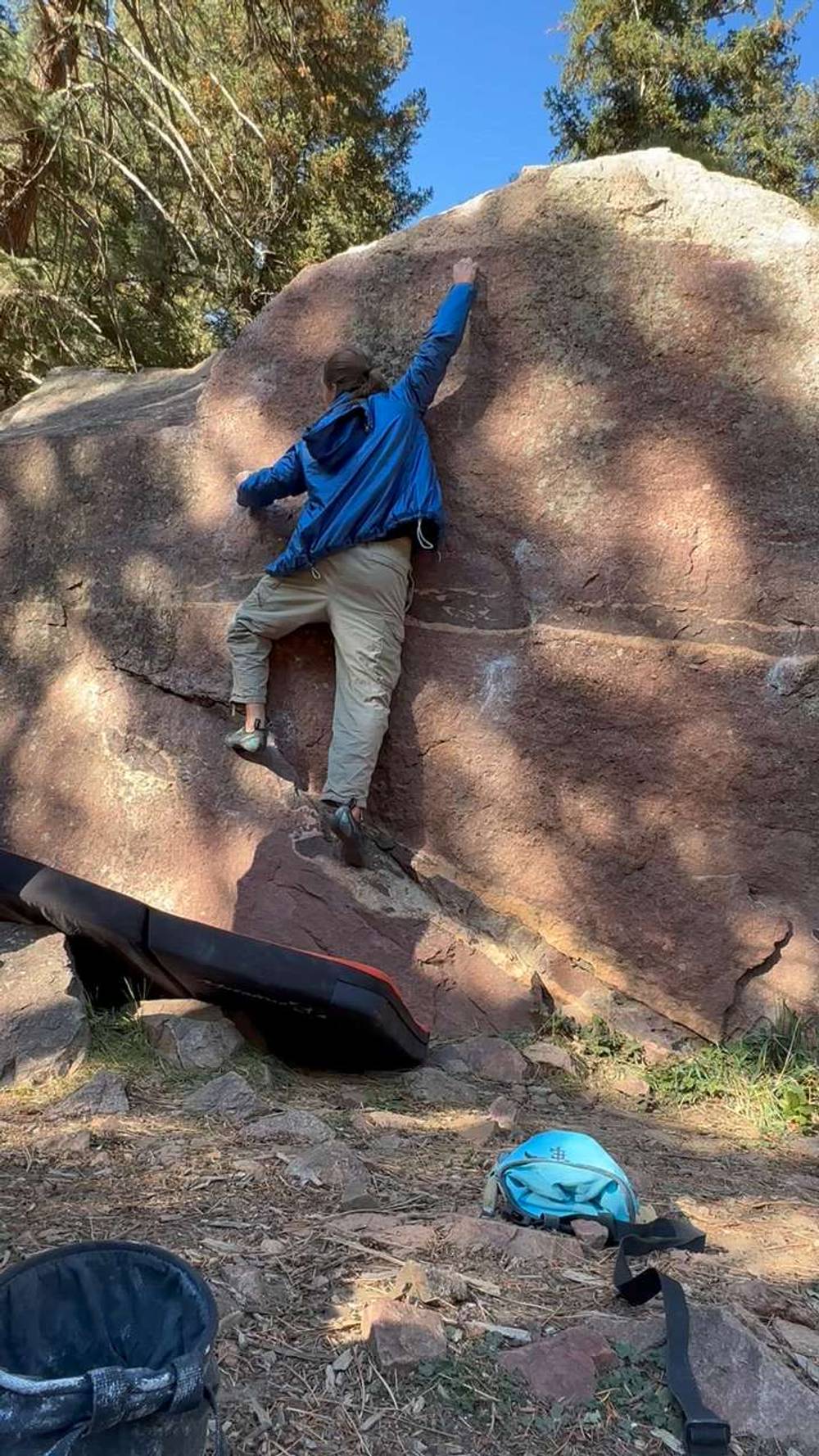 South Face (Gill) v2, Eldorado Canyon - Beta Video from Chris_Ol