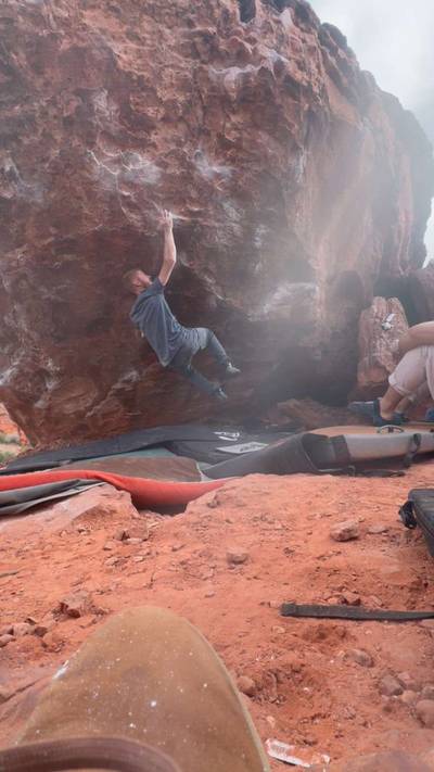 Monkey Bar Direct Right Start v9, Red Rock - Beta Video from Zamboni_the_zebra