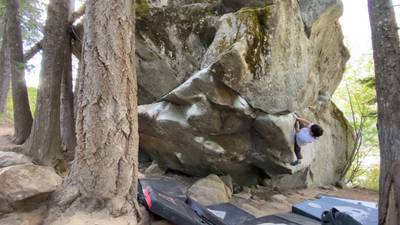 The Footless Traverse v5, Leavenworth - Beta Video from climb_ryan