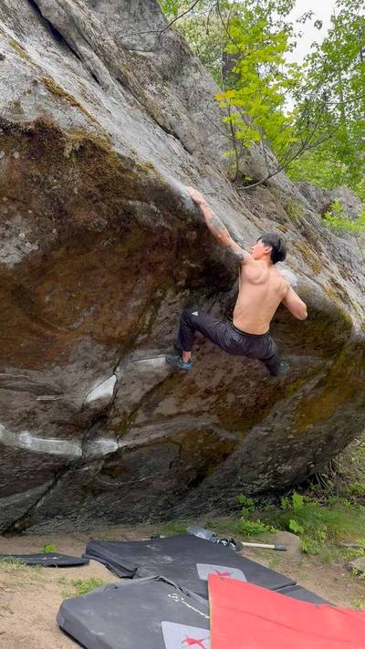 Vector v8, Leavenworth - Beta Video from climb_ryan