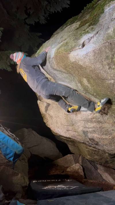 Mind Bender Low v9, Squamish - Beta Video from Boulderman_Climbs
