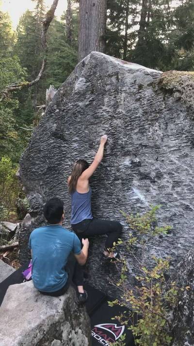 Dinosaur Skin v4, Miller River - Beta Video from annaclimbing