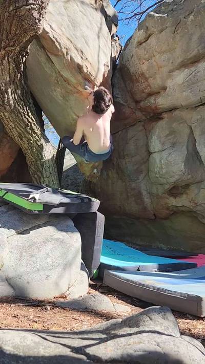 Hanging Arete v6, The Citadel - Beta Video from anthonony