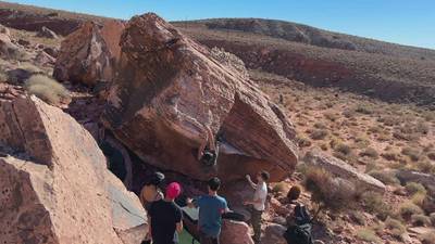 The Wave v3, Red Rock - Beta Video from me.climb.rock