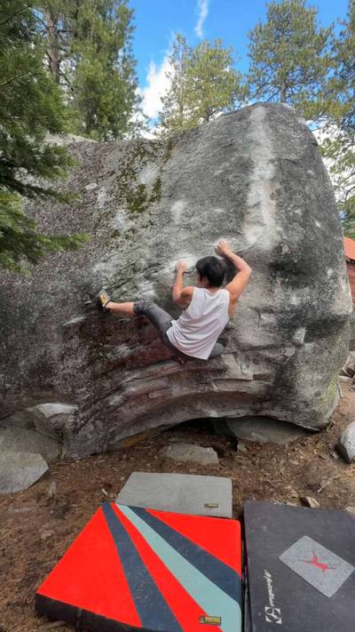 Sweet & Low v7, Lake Tahoe - Beta Video from austinclimbsweird