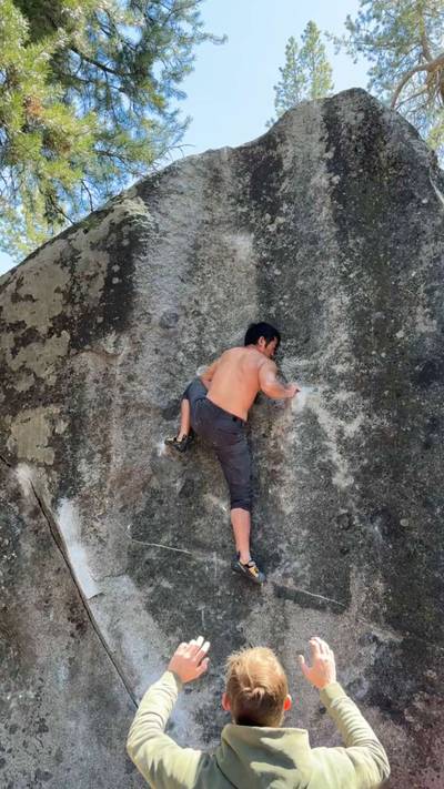 Sweet Spot v6, Lake Tahoe - Beta Video from austinclimbsweird