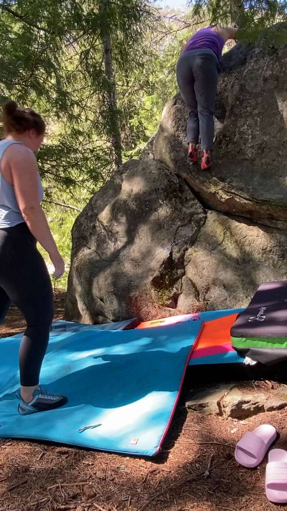 Picnic Rock vB, Leavenworth - Beta Video from LeighT