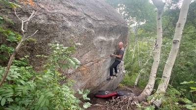 Handsome Jansen v6, Little Cottonwood Canyon - Beta Video from rubbersharkman