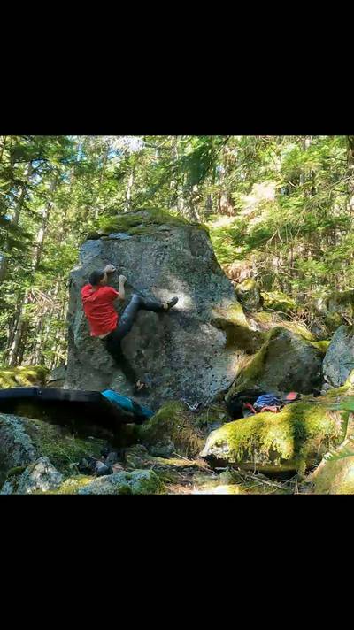 Left Foot Here v4, Squamish - Beta Video from AllTheV4s