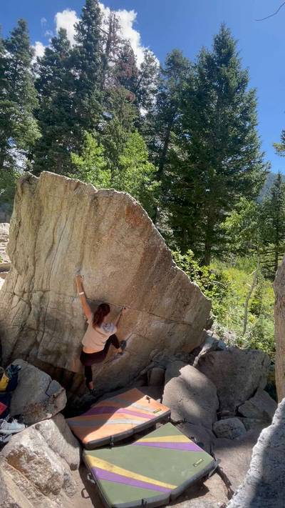 Chinese Arete v6, Little Cottonwood Canyon - Beta Video from Tracy