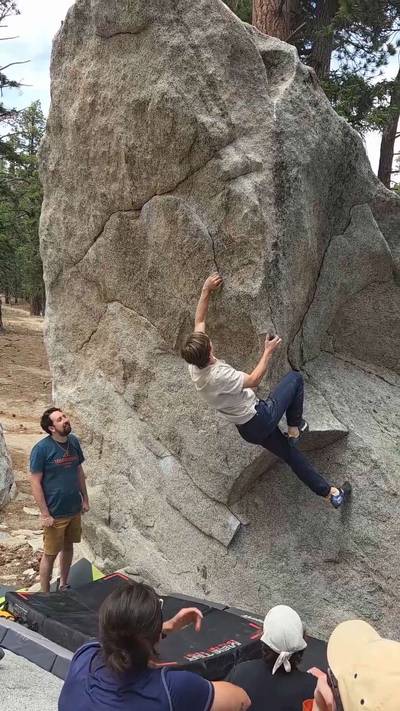 March Arete v3, Tramway - Beta Video from carsonrockssocks