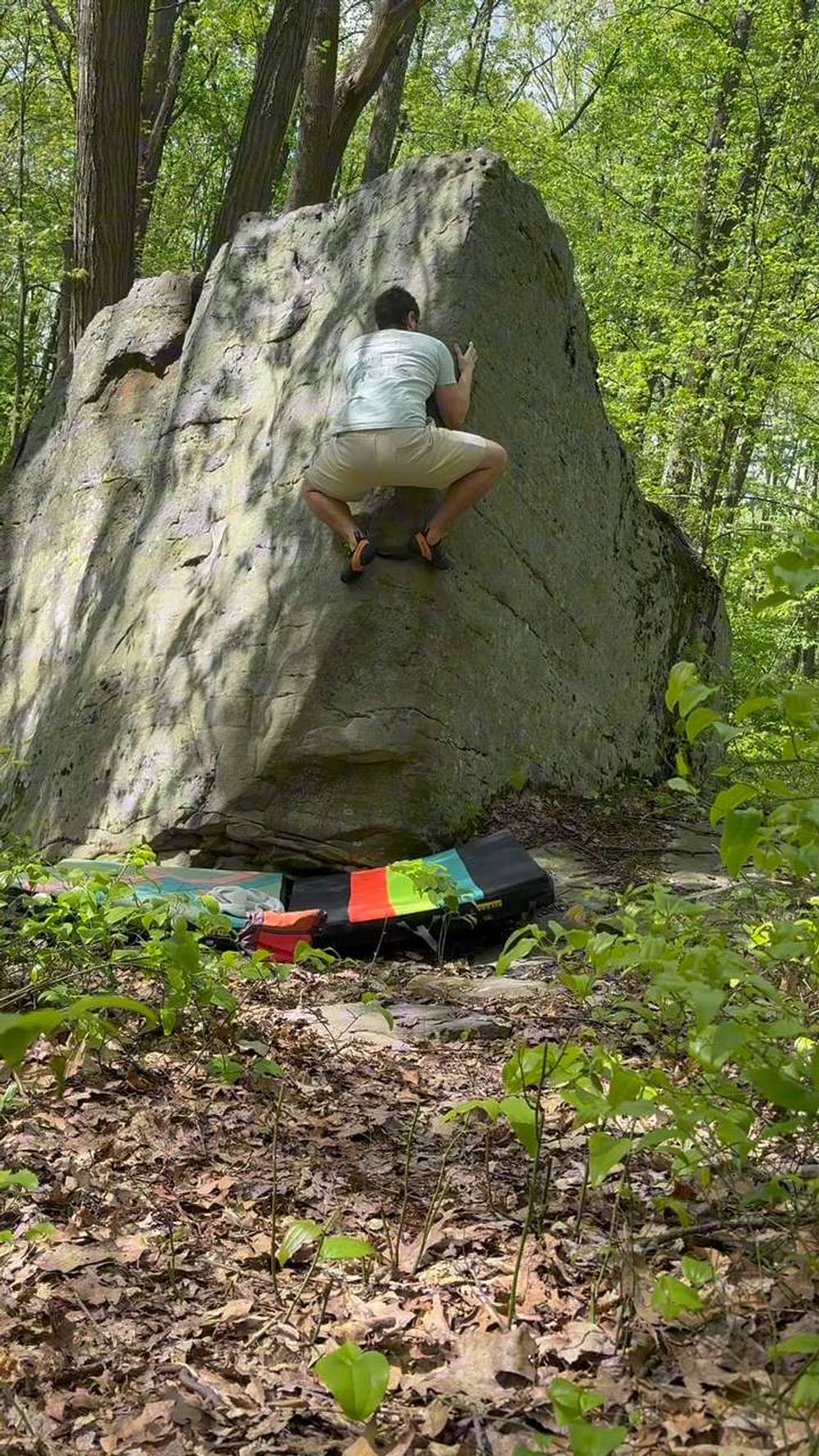 Caterpillar Arete v2, Coopers Rock - Beta Video from Isaac