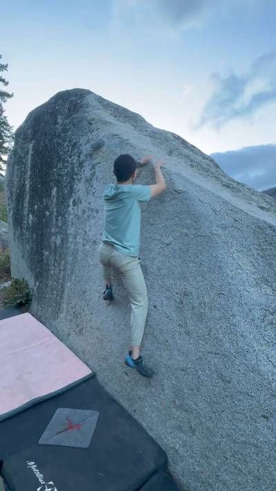 Andy's Arete v4, Leavenworth - Beta Video from JimmyYummy