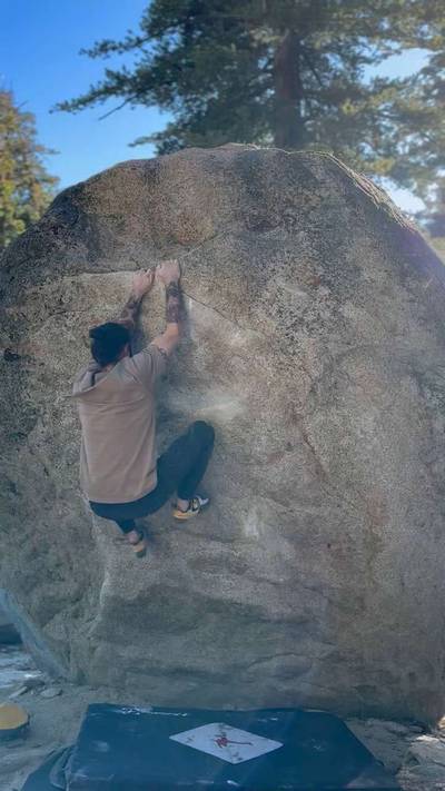Paul Rocks v4, Tramway - Beta Video from CoveredInChalk