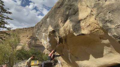 The Flu v8, Joe's Valley - Beta Video from routesetter