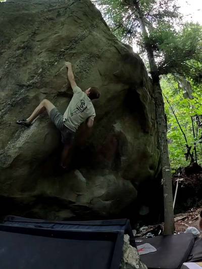 Performance Anxiety v5, The Nooks - Beta Video from ClimbingCucumber