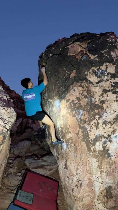 Put Your Shoes On Arete v3, Red Rock - Beta Video from lexgoclimb
