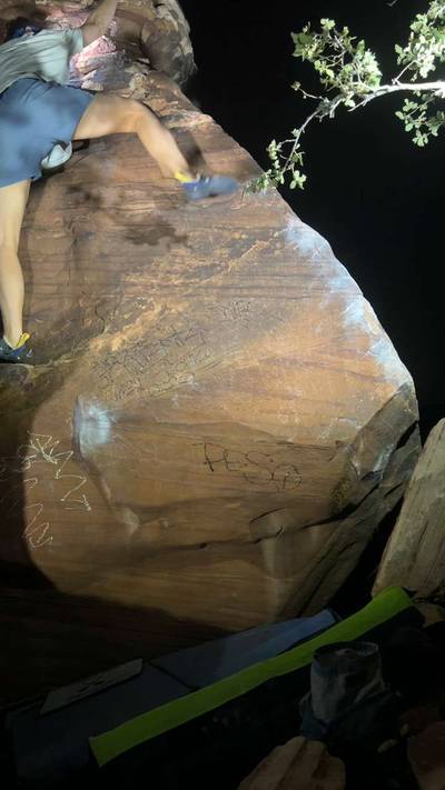 W.C. v5, Red Rock - Beta Video from lexgoclimb