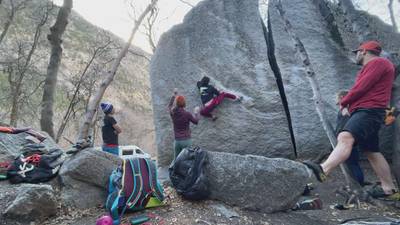 Mr. Smiley v6, Little Cottonwood Canyon - Beta Video from Mpollmeier