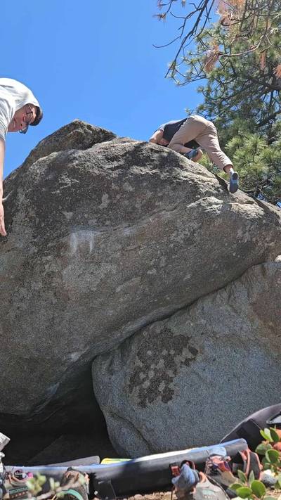Bear Cave v4, Lake Tahoe - Beta Video from Kev