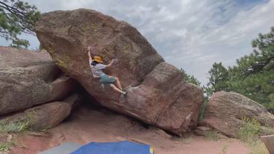First Overhang v6, Flagstaff Mountain, CO - Beta Video from conetoiles