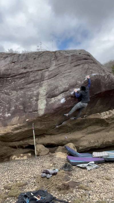 Black Sloper Problem v9, New River Gorge - Beta Video from cinderblock