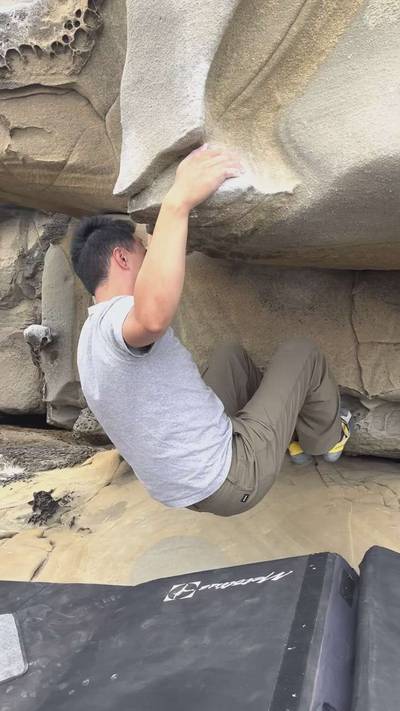 Tufatafoni Traverse v3, Salt Point - Beta Video from morgan.
