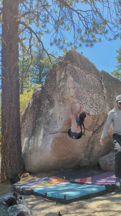 Saddle Arete v1, Black Mountain - Beta Video from ceejoy