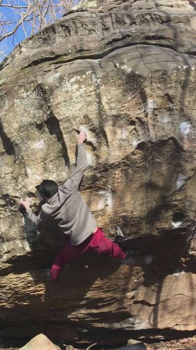 Armageddon 5000 v11, Holy Boulders - Beta Video from dan_fu_climbs