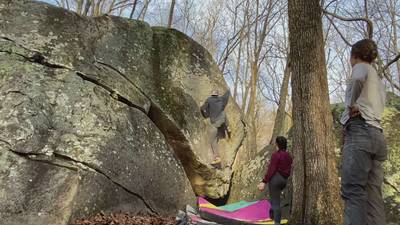 Blue v6, Rocktown - Beta Video from TBrannen