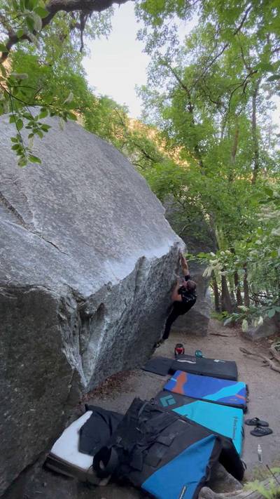 Reverse Butt Trumpet v10, Little Cottonwood Canyon - Beta Video from brennonmtb
