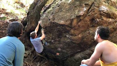 Crumble Mumble v6, Mt. Tamalpais - Beta Video from MattKoegel