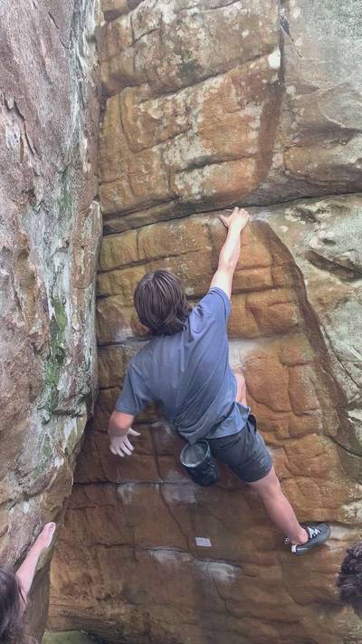 Spanky v8, Stone Fort - Beta Video from ActiveClimber