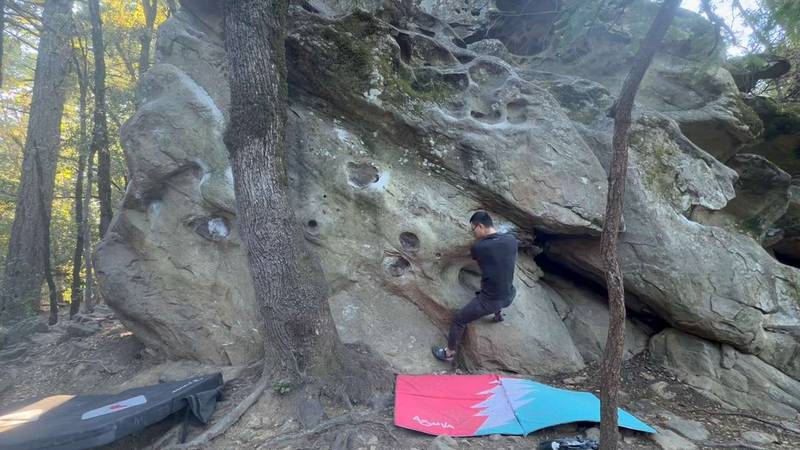 Indian Cracks Traverse v5, Indian Rock - Beta Video from StarkZhu