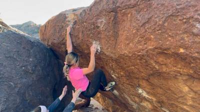 Brutus v5, Hueco Tanks - Beta Video from tashachang