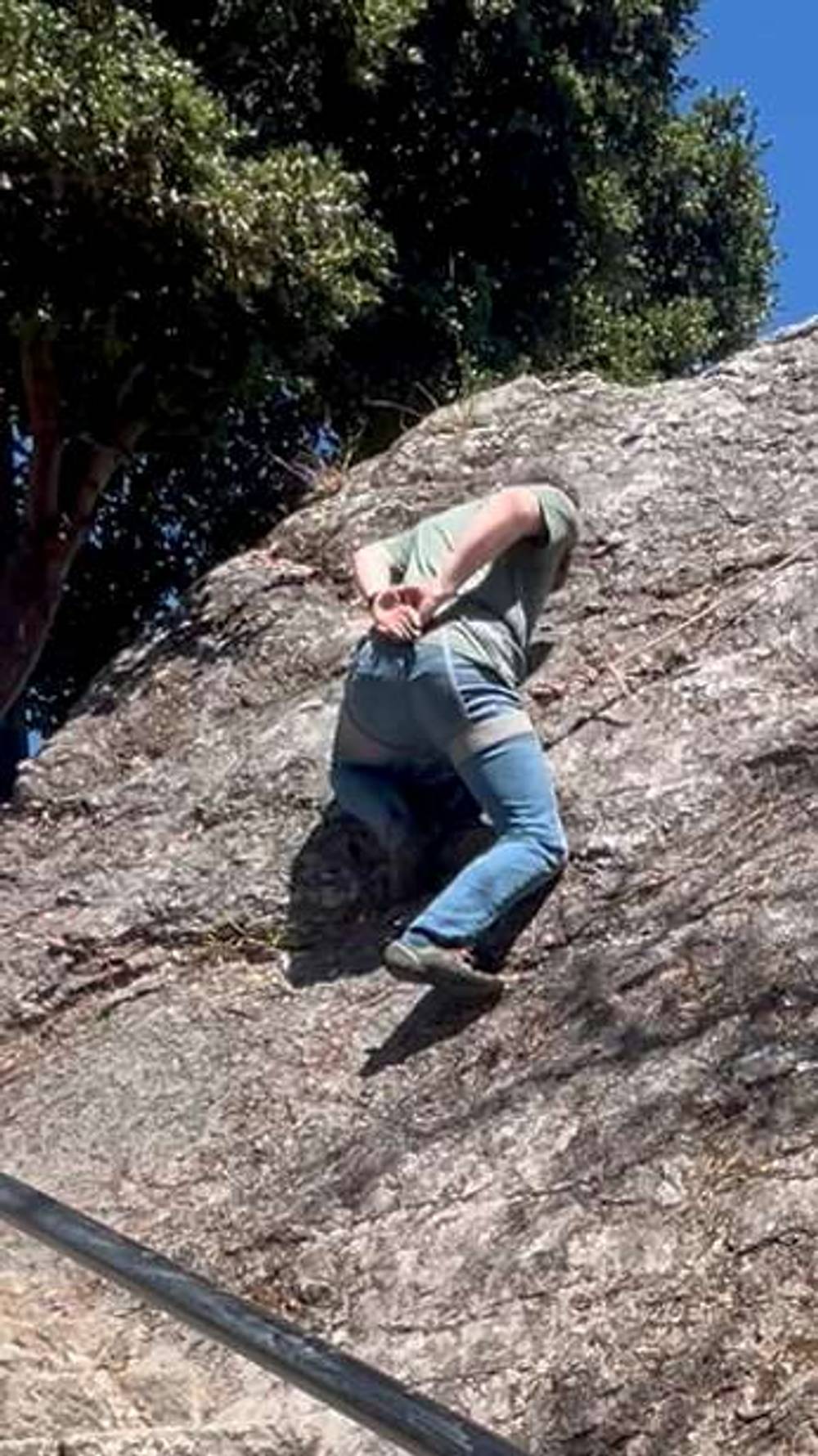 No Hands Slab Left TR 5.7, Berkeley - Beta Video from oakbri