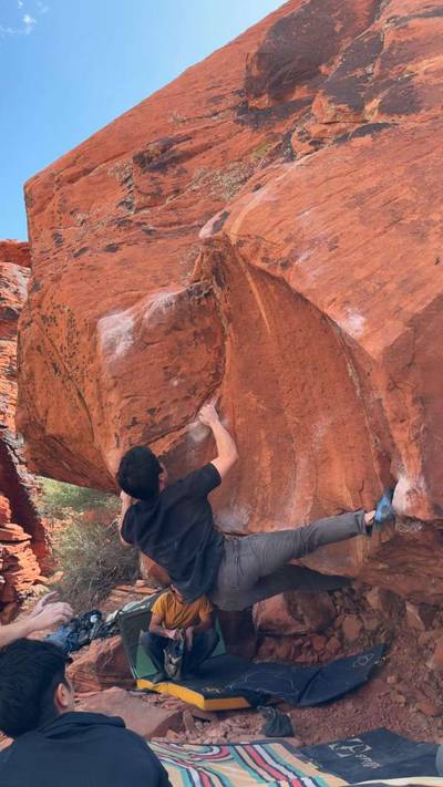 Box Breathing v7, Red Rock - Beta Video from rickyslclimbs