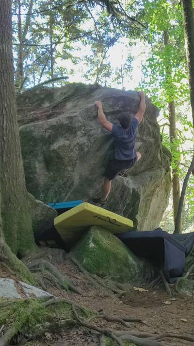 Tyler's Cave v2, Squamish - Beta Video from Jer_on_the_rocks