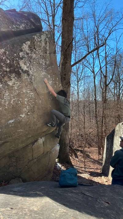 Shadow of a Man v5, Holy Boulders - Beta Video from CarsonClimbs_