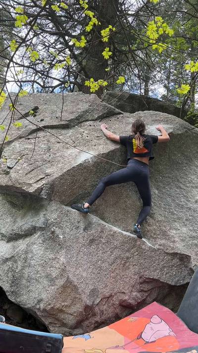 One In the Chamber v6, Little Cottonwood Canyon - Beta Video from CathyG