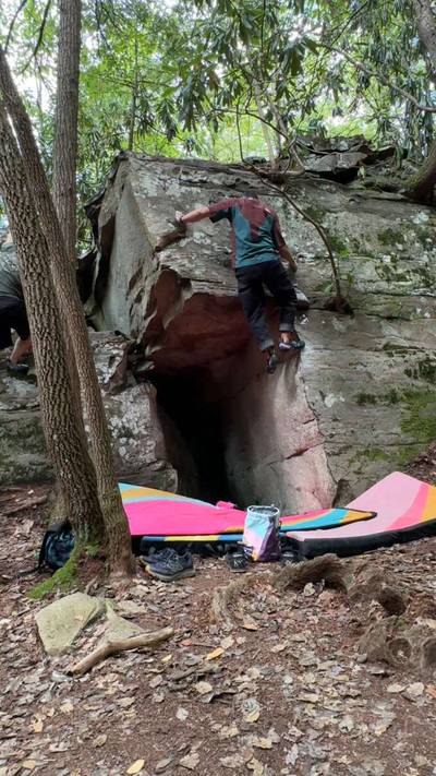 I Think I Like v1, New River Gorge - Beta Video from RockaTanaka