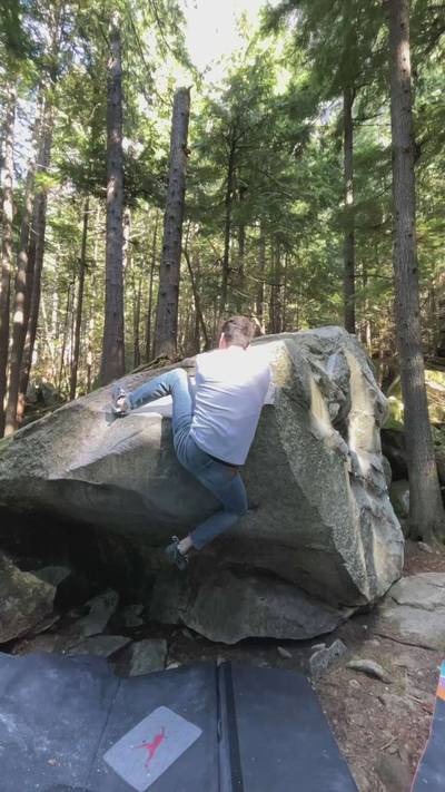 Shade Mantel v3, Squamish - Beta Video from mattfischerclimbs