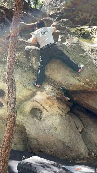 Sloper Route v2, Indian Rock - Beta Video from little_fox