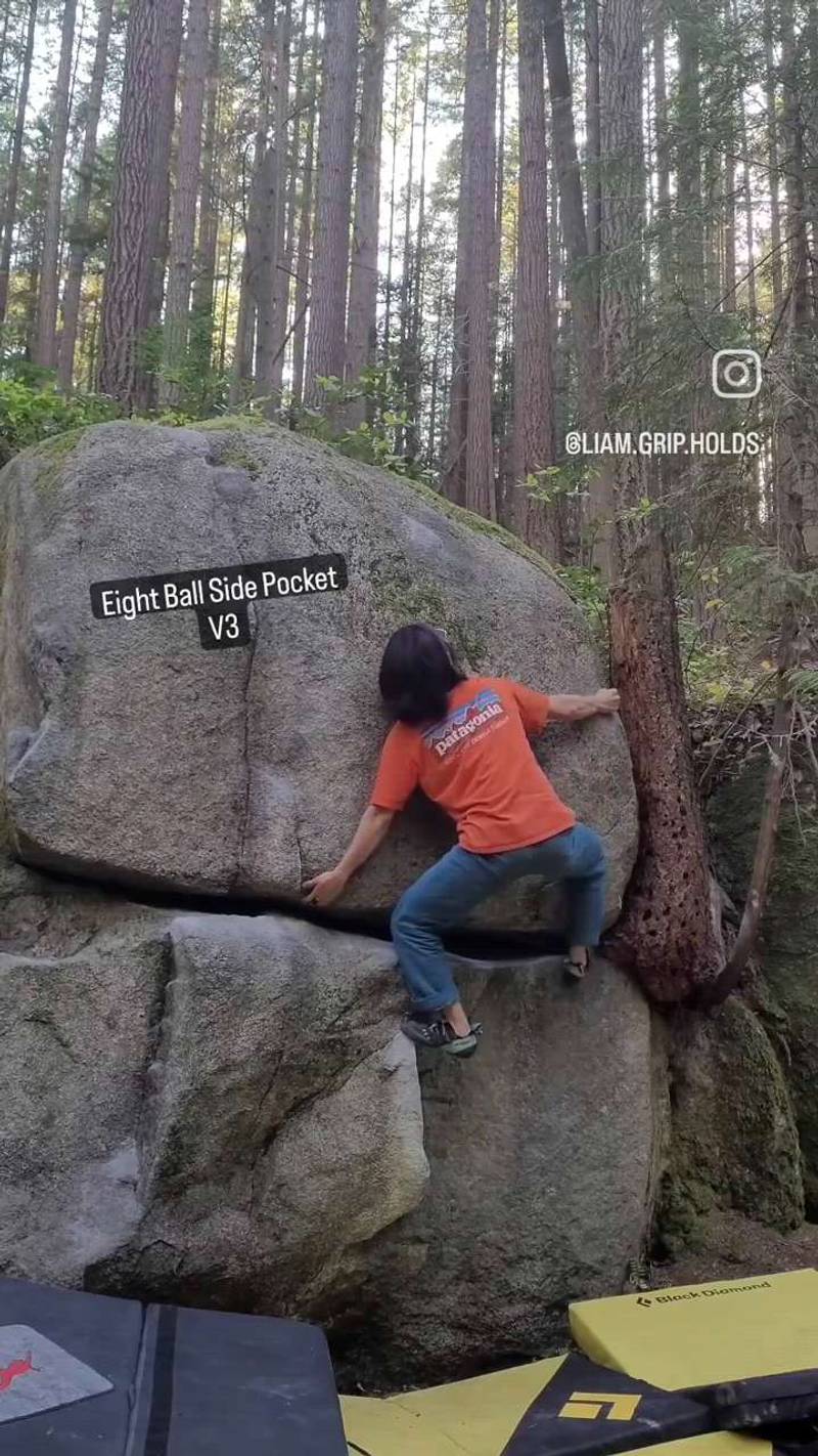 Eight Ball Side Pocket v3, Vancouver - Beta Video from Liam.grip.holds