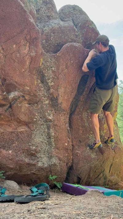 Broken Heart Right vB, Flagstaff Mountain, CO - Beta Video from Doubot