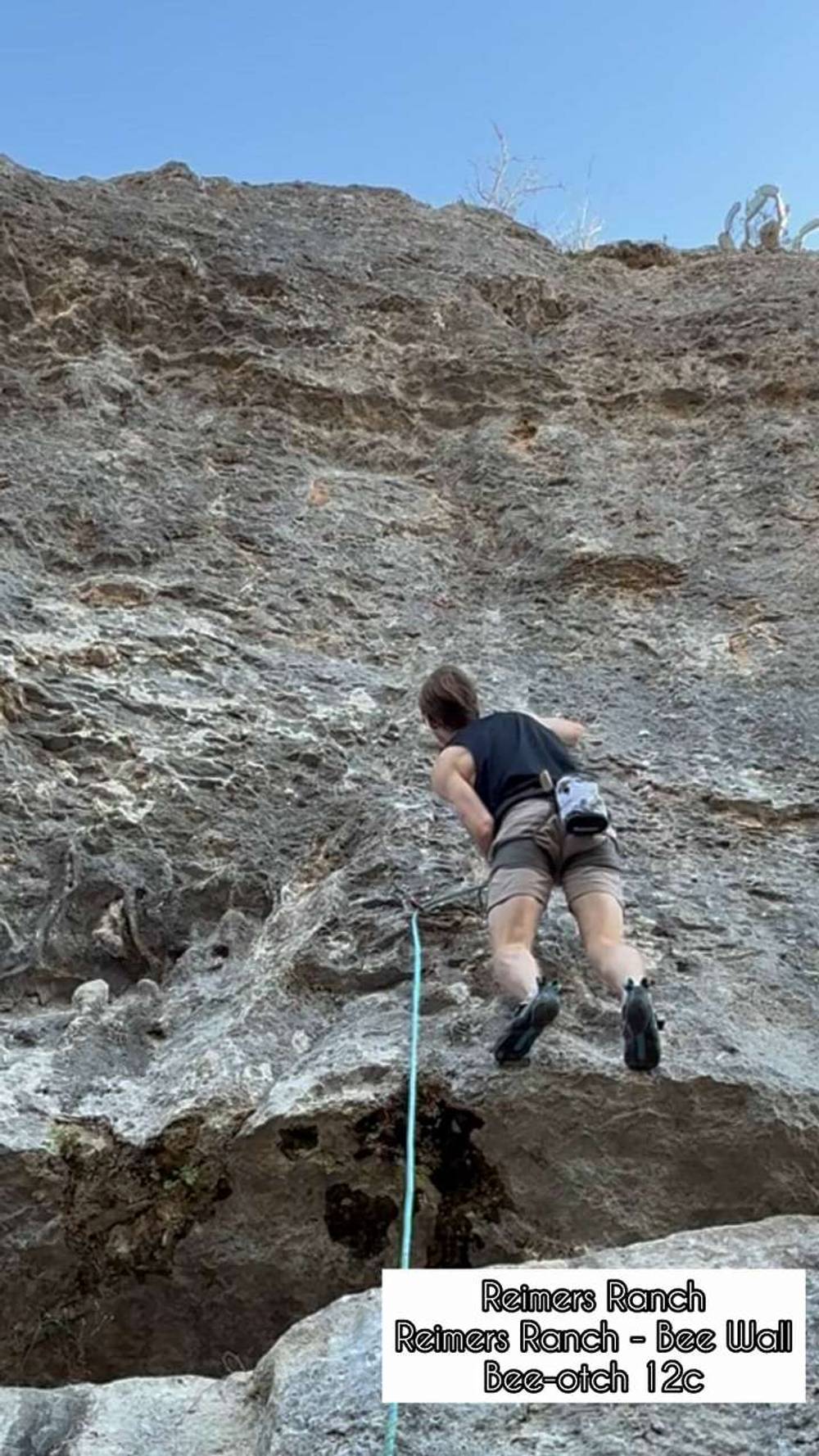 Bee-otch 5.12c, Reimer's Ranch - Beta Video from loganmjung