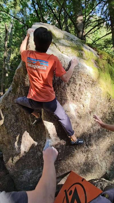 Bar Exam v6, Squamish - Beta Video from Liam.grip.holds