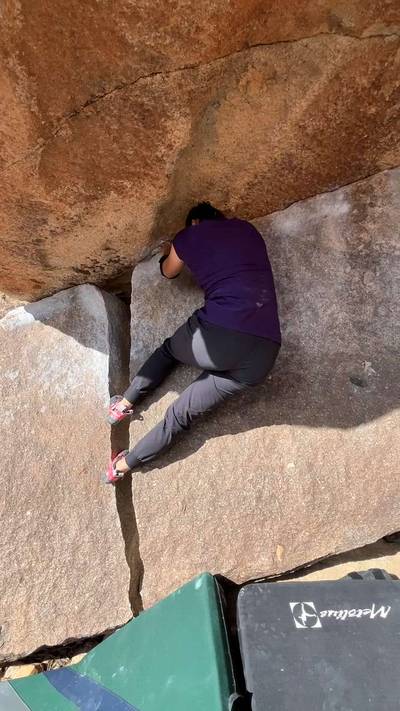Chocolate Roof Right v3, Joshua Tree - Beta Video from kayclimbs