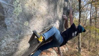 Atlas (formerly Ovulation) v7, Dixon School Road - Beta Video from ian.climbs