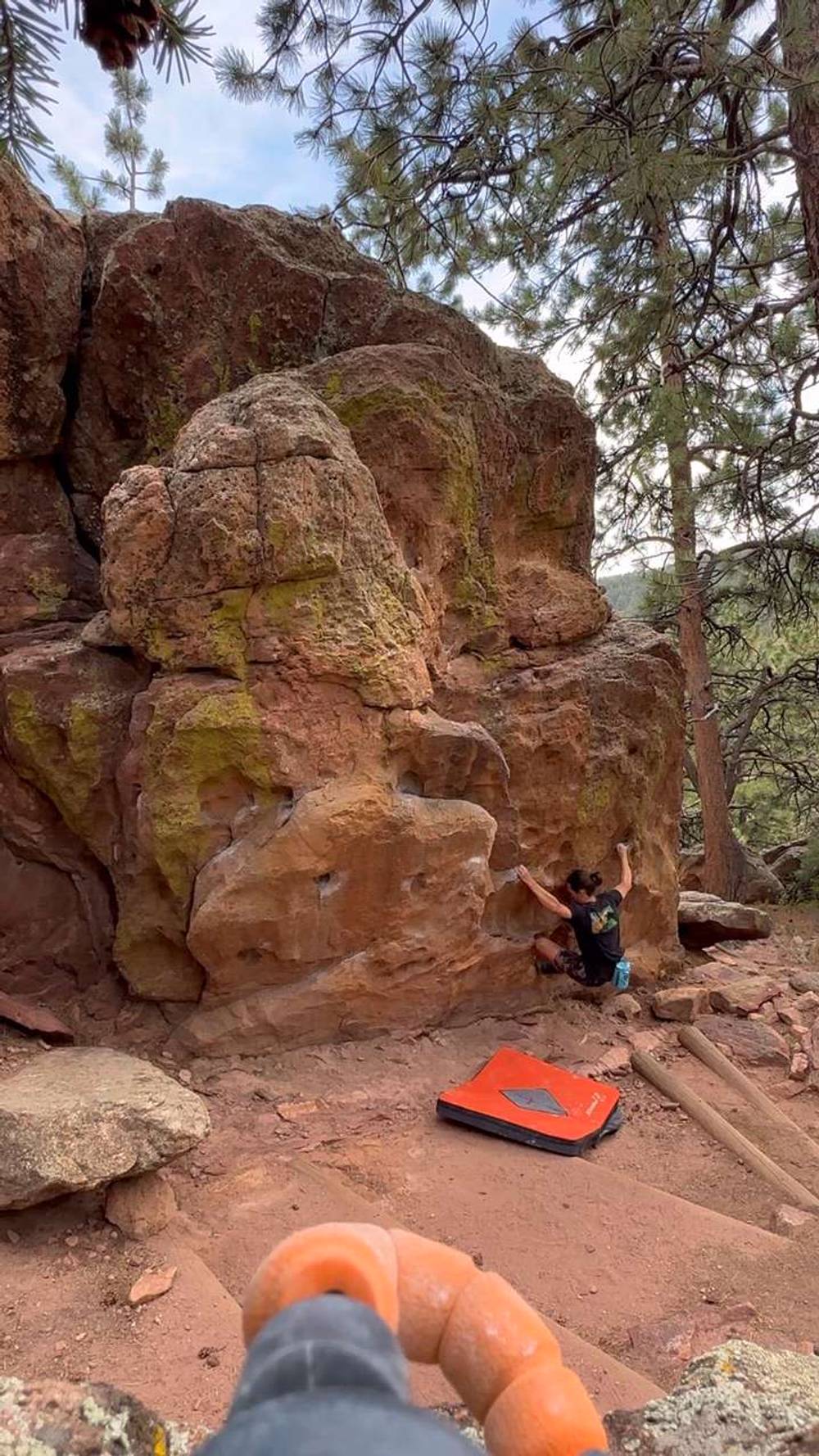 Plain View Traverse Low v5, Flagstaff Mountain, CO - Beta Video from Chris_Ol